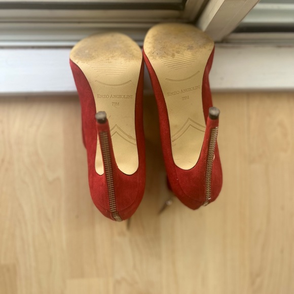 ENZO ANGIOLINI Womens Leather Open Toe Casual Strappy Sandals - Picture 5 of 7